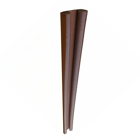 NAYUKY Door Draft Stopper Home Office Noise Reduce Under Door Draft Dustproof Strip EVA Soft Guard Brown